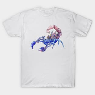 Watercolor Crystal Scorpion T-Shirt